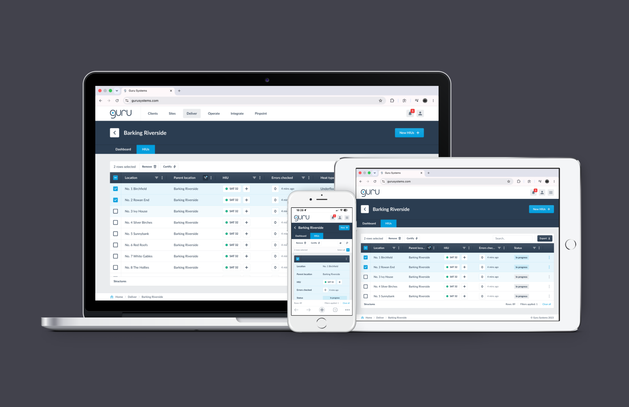 Guru Systems SaaS platform