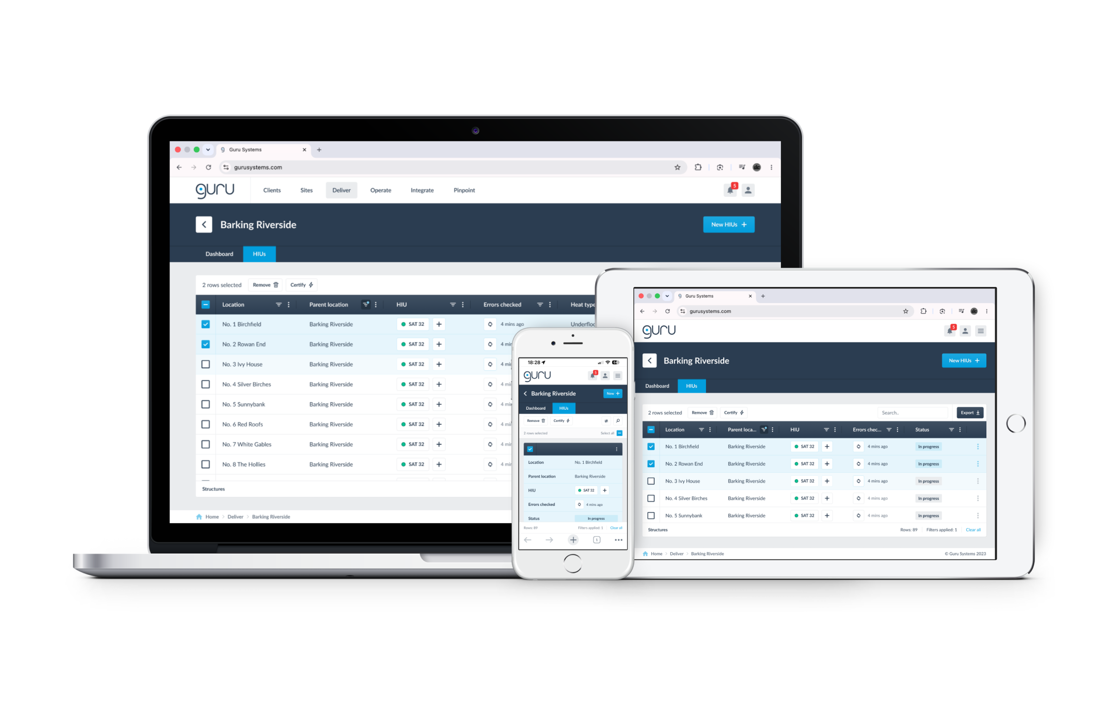 Guru Systems SaaS platform